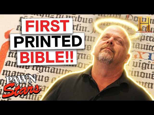 Priceless Pages: Historic Bibles at the Counter | Pawn Stars