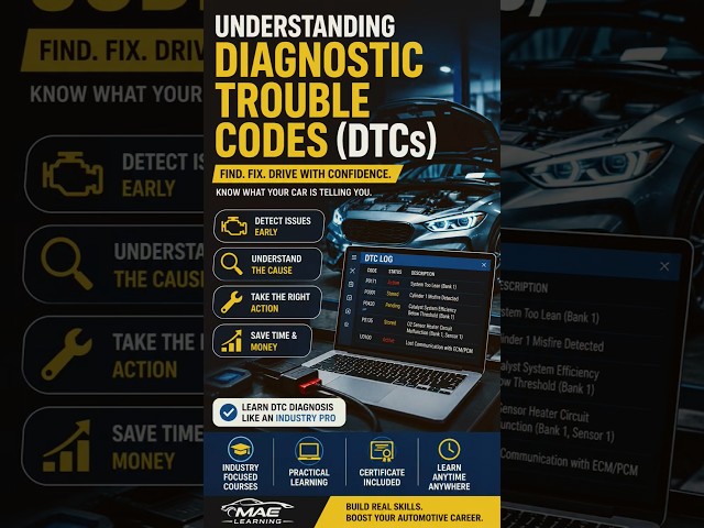 🚗 Understanding Diagnostic Trouble Codes (DTCs) | Complete Guide for Beginners