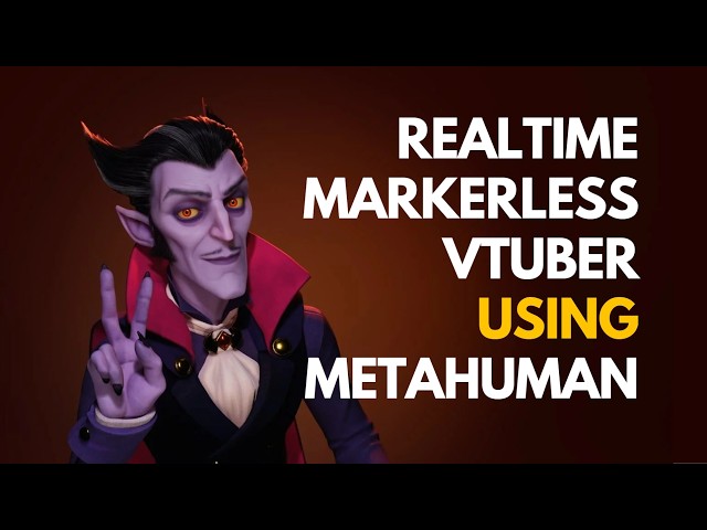 Animate MetaHuman and VTuber Characters in Real-Time With 1 Camera｜Dollars MoCap Live Link Tutorial