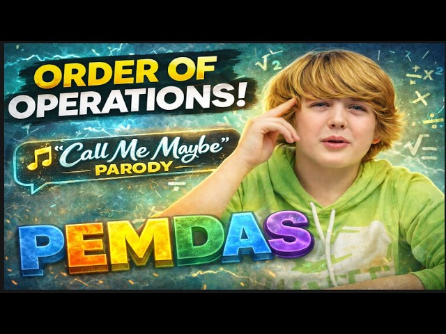 Order of Operations Math Song (PEMDAS) - "Call Me Maybe" Parody