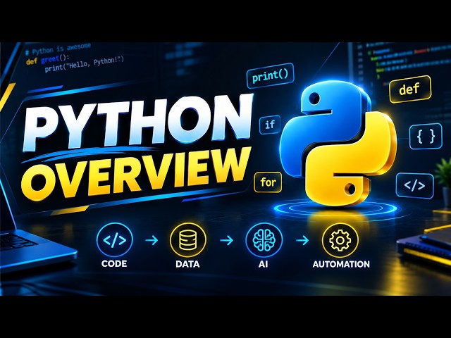 🐍 Python for Beginners | Complete Python Overview | Coding, AI, Data & Automation | WebGen & Tech