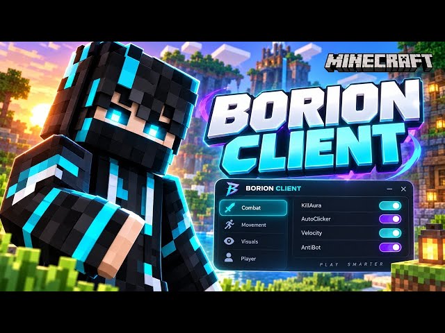 Minecraft Hack | Minecraft Cheat | Minecraft Crystal PvP Client | Borion Client 1.21 Setup 2026