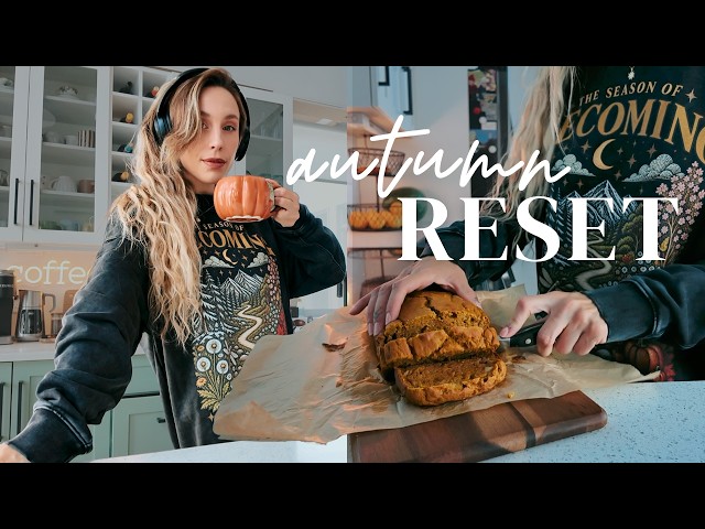 a productive fall reset 🍂 GYST, astrology chats, baking & youtober prep