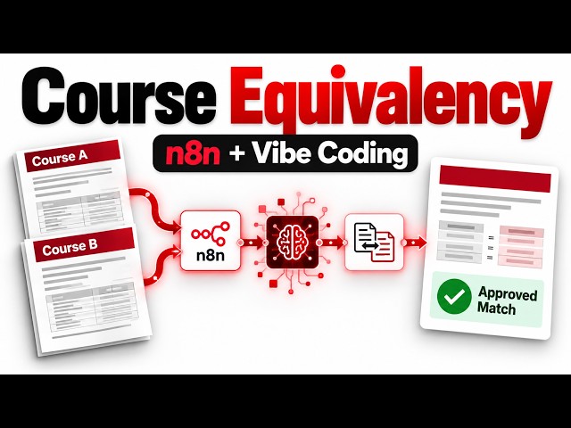 Building a Course Equivalency Workflow in n8n with Vibe Coding