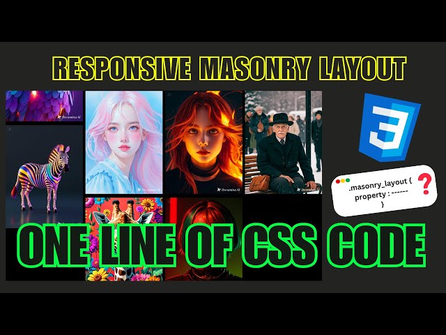Master Masonry Layout with One Line of CSS Code !