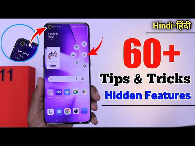 OnePlus 11 5G Tips And Tricks - Top 60++ Hidden Features | Hindi-हिंदी