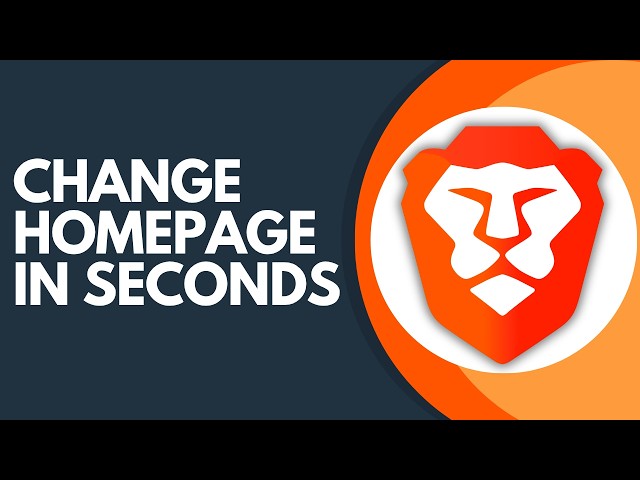 How to Change Brave Homepage Step by Step
