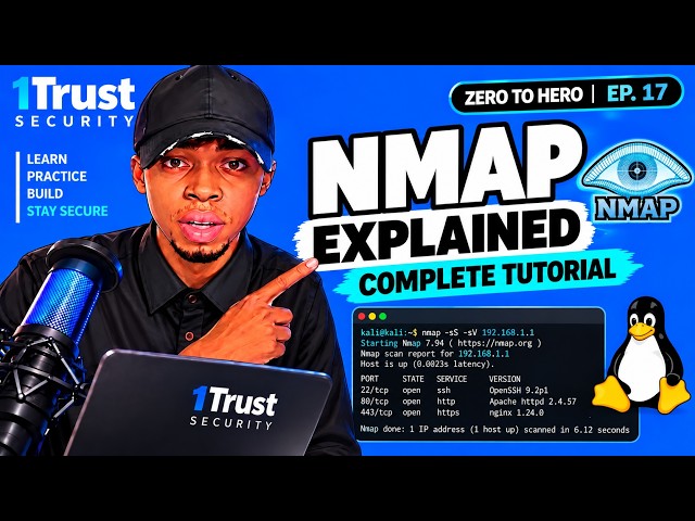 Nmap Tutorial for Beginners | Network & Port Scanning —  | Cybersecurity Zero to Hero Episode 17