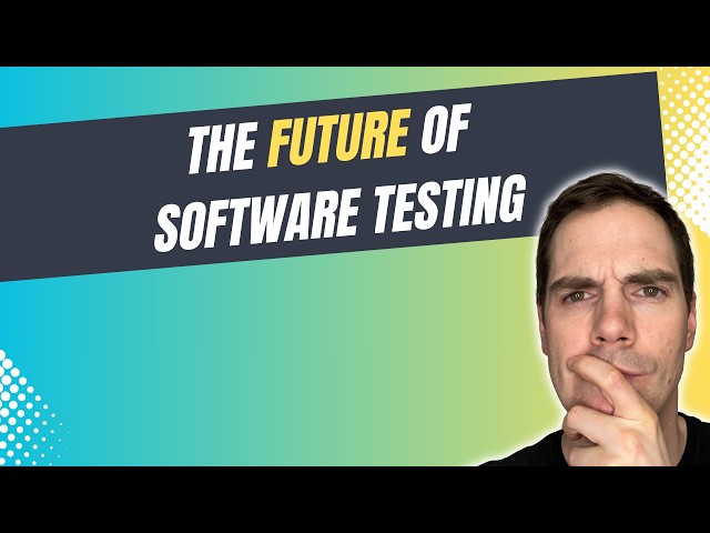 The Future of Software Testing