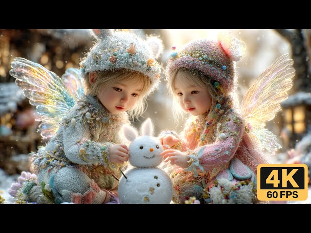 Cozy Winter Fantasy Ambience | Relaxing AI Visuals & Ambient Music [AI Music Video]