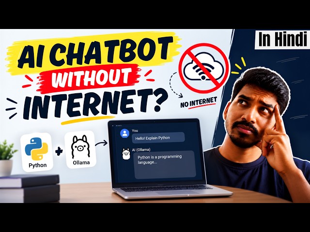Build a Local AI Chatbot with Python & Ollama ( Hindi )