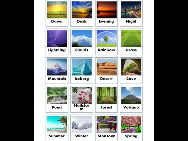 Nature & Seasons name