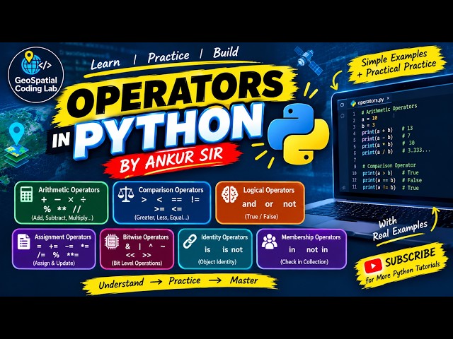 OPERATORS IN PYTHON
