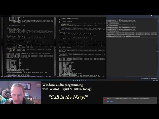 Windows audio programming with WASAPI