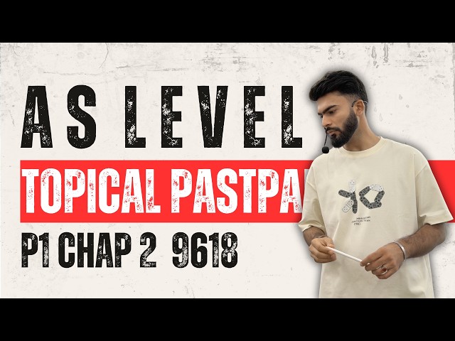 Chapter 2 Topicals Past Paper QS | AS Level Paper 1 | 9618 Computer Science