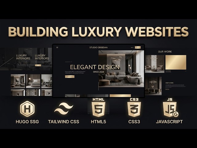 How to Build a $10,000 Luxury Website using Hugo SSG, Tailwind CSS & Modular CSS Part 6