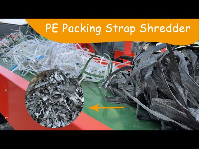 PE Packing Strap Shredder(also Suitable for other PE Materials)