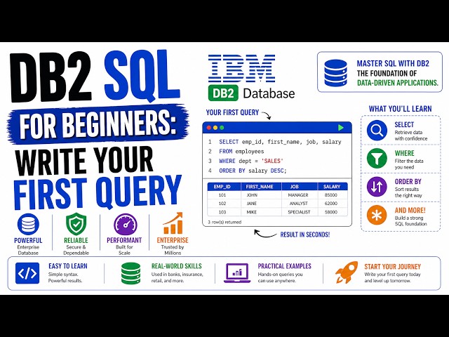 DB2 SQL for Beginners: Write Your First Query