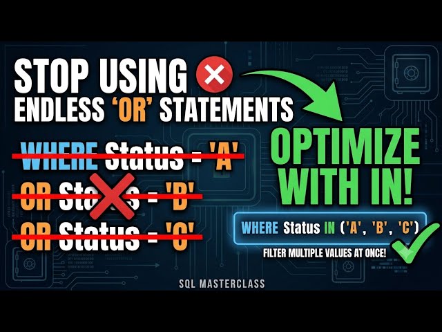 Optimizing the filter with IN special operator