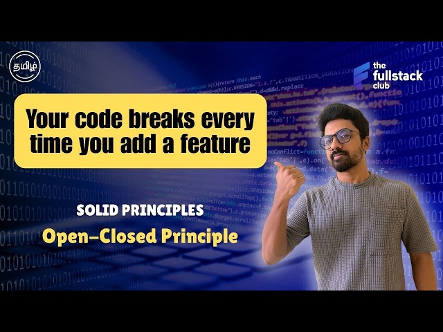 Open-Closed Principle explained | SOLID principles | Java | Tamil