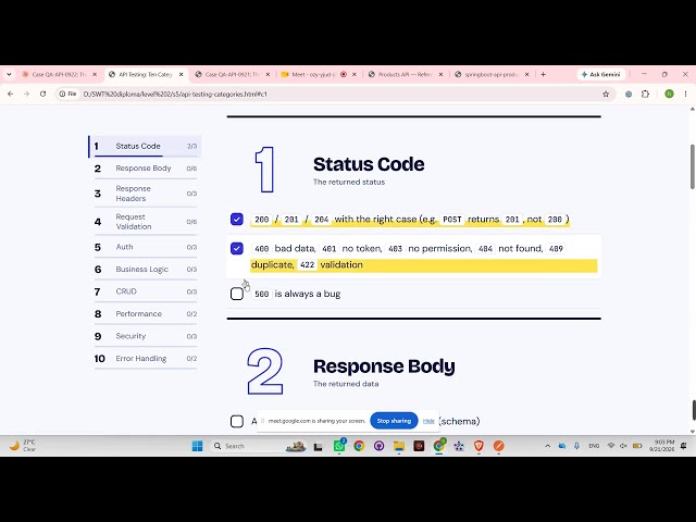 Day 5 || API ||  API Testing : ten categories to check