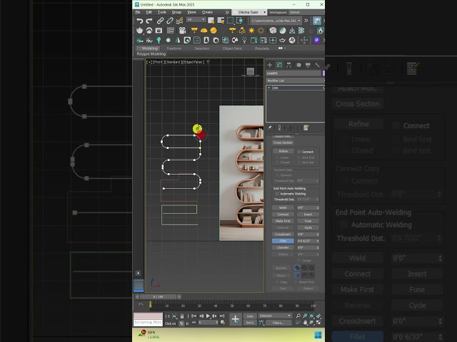 ✅ Bookshelf in 3ds Max 📚 | Easy Furniture Modeling | Quick Tutorial