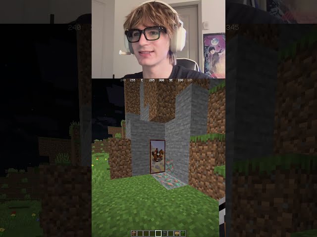 making a hidden base in minecraft