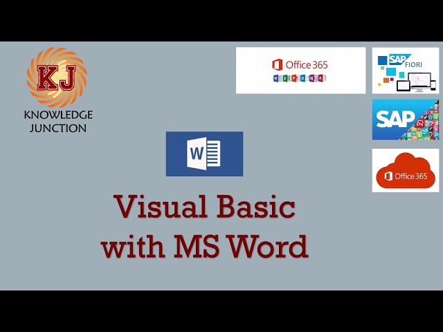 how to use VB with Ms Word simple coding