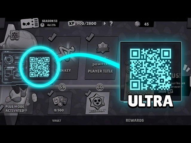 ULTRA 4X QR CODE 😁👑 INSANE REWARD! 🔥 #BrawlStars