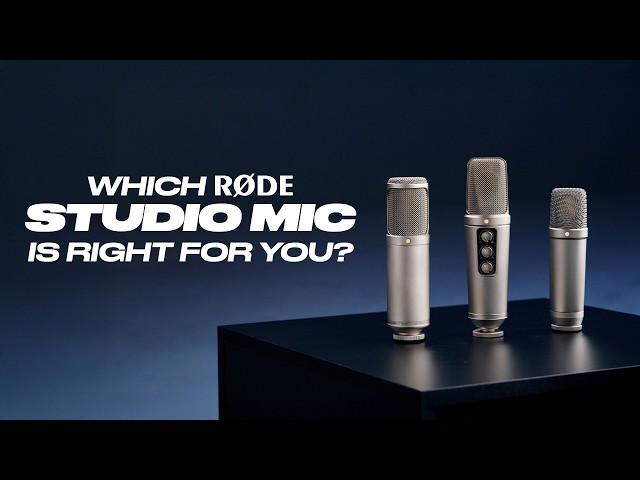 BEST STUDIO MICS COMPARED: Which RØDE microphone is right for you?