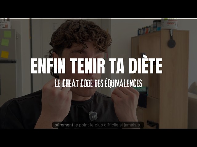 ENFIN TENIR TA DIÈTE - LE CHEAT CODE DES ÉQUIVALENCES 🚀