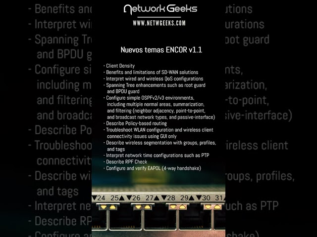 Nuevo examen ENCOR v1.1