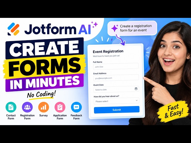 I Created a Form Using Jotform AI in Minutes 🤯 #JotformPartner