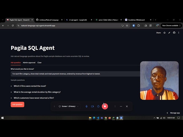 Pagila SQL Database Presentation | Kentecode AI Capstone Project