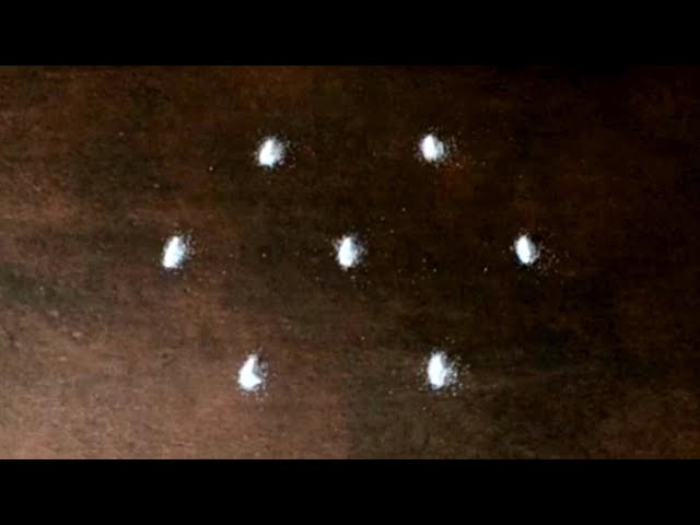 Three Simple Rangoli Designs/3*2 Dots Kolam Easy/Daily Small Rangoli Designs 