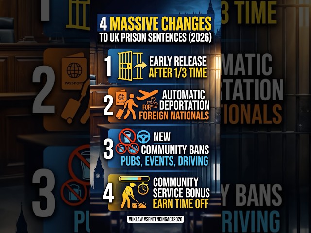 4 Massive Changes to UK Prison Sentences (2026)