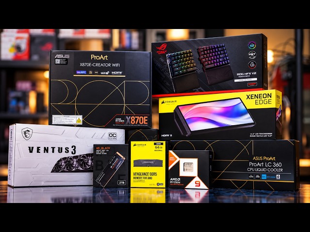 ALL the Parts for Our New PC! Huge PC Parts Unboxing