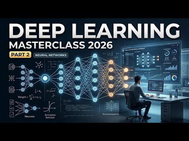 Deep Learning Masterclass 2026 Part 2 | Neural Networks from Beginner to Advanced