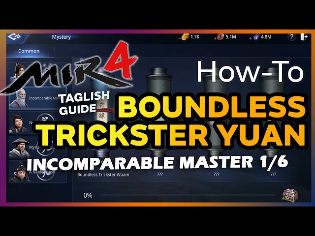 Incomparable Master Boundless Trickster Yuan Tagalog Tutorial