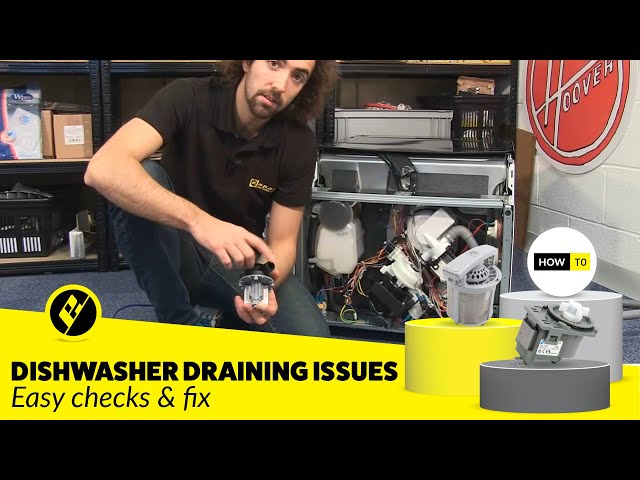 Why Is Your Dishwasher Not Draining Water Properly? - How to Fix!