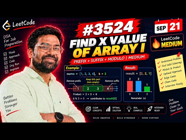 3524. Find X Value of Array I | LeetCode | Java Solution | Medium DSA | Coding Interview