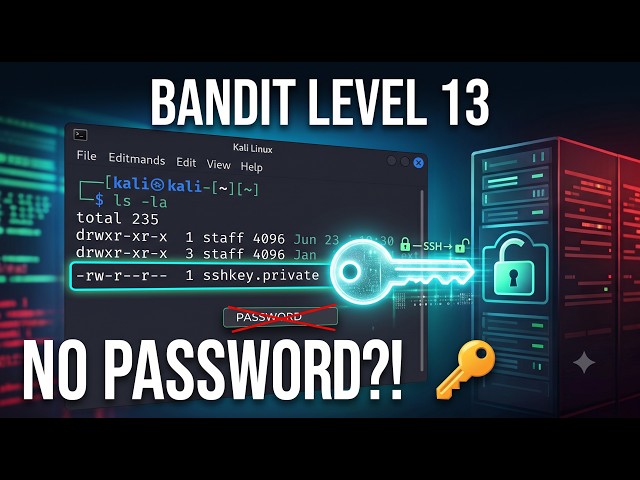 Bandit Level 13 (OverTheWire): The Level With NO Password