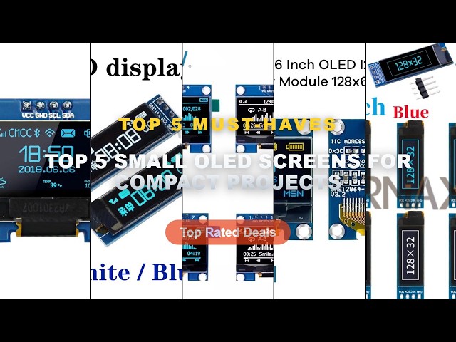 Best Top 5 Small OLED Screens For Compact Projects on AliExpress | Review - 0.91 Inch 128x32 IIC I2C