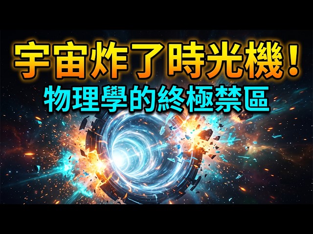 人類算出了「時光機」，但宇宙在它啟動前就把它炸了！蟲洞背後的終極秘密