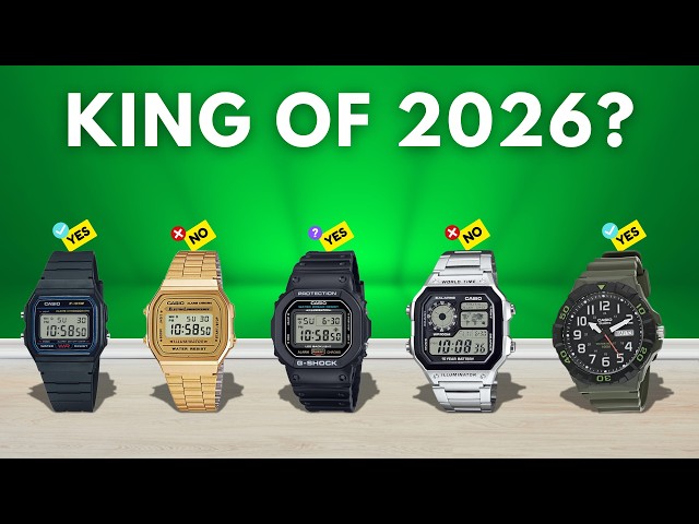 Top 10 Best Casio Watches For Men in 2026[watch before you buy]