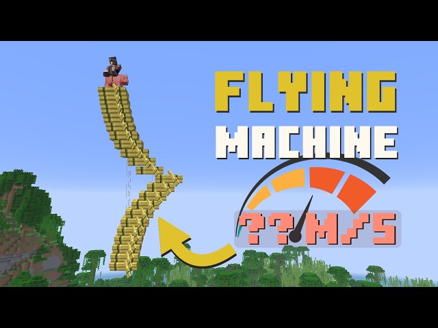 I Made a Flying Machine Almost as Fast as an Elytra