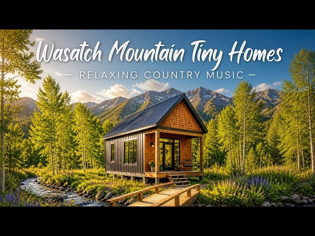 Wasatch Mountain Tiny Homes | Relaxing Country Music