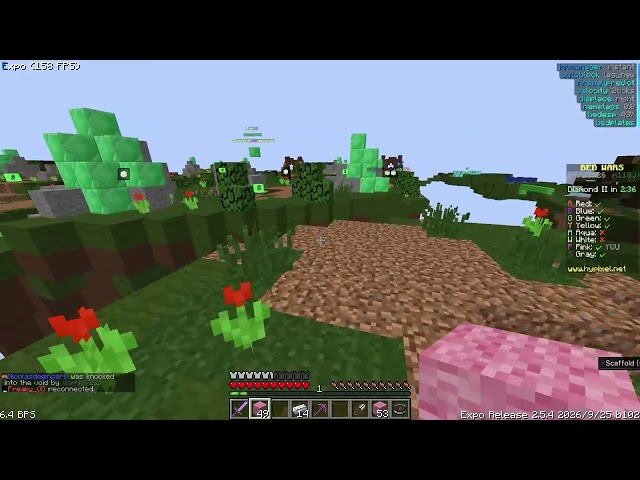 Hypixel Diagonal Full Sprint Scaffold LMAO