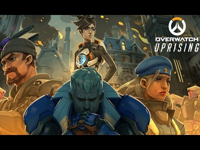 Overwatch Uprising Animated Comic- NEW TRACER AND BLACKWATCH GENJI SKIN!!!!!