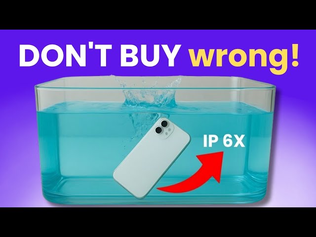 WHICH SMARTPHONE IP RATING GOOD FOR WATER PROOF?